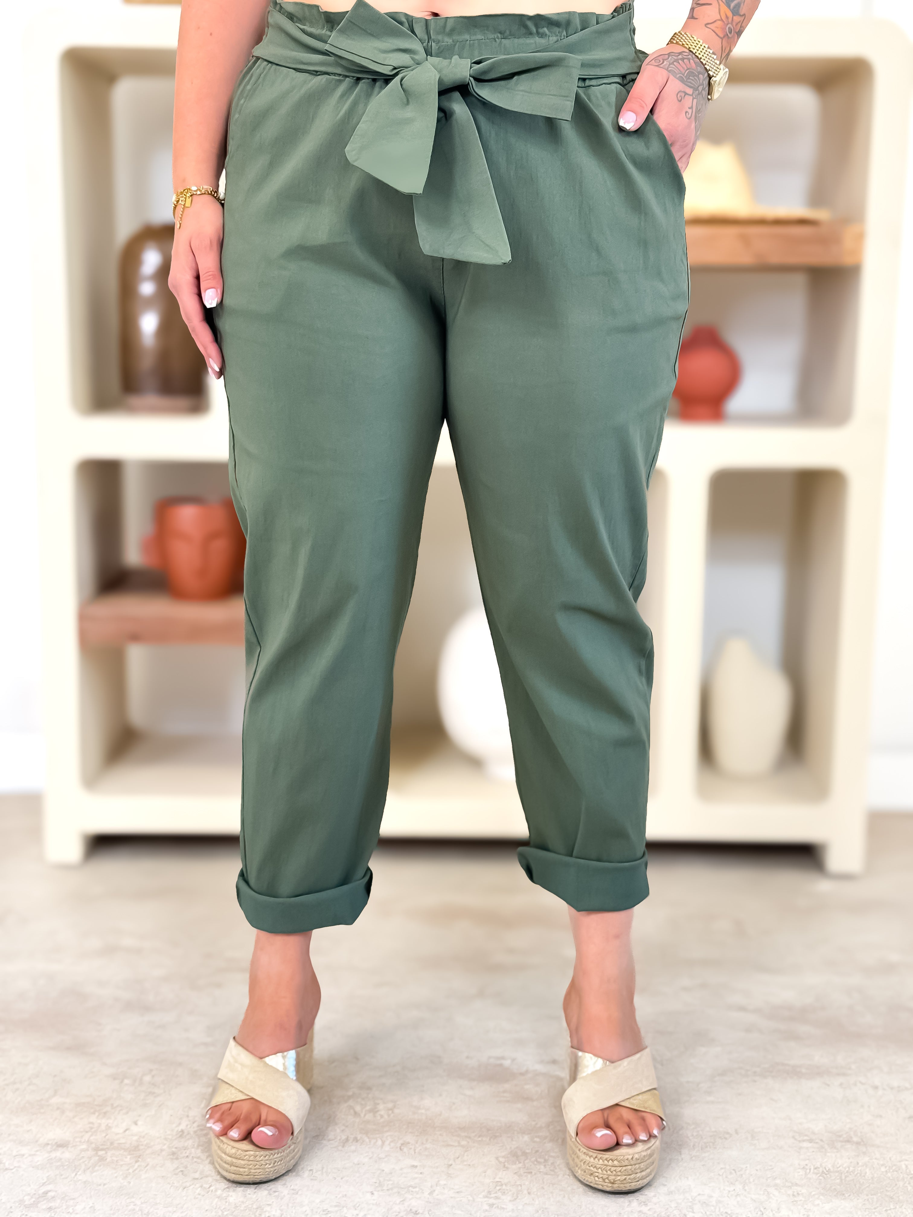 Pantalon - Maeva - Kaki