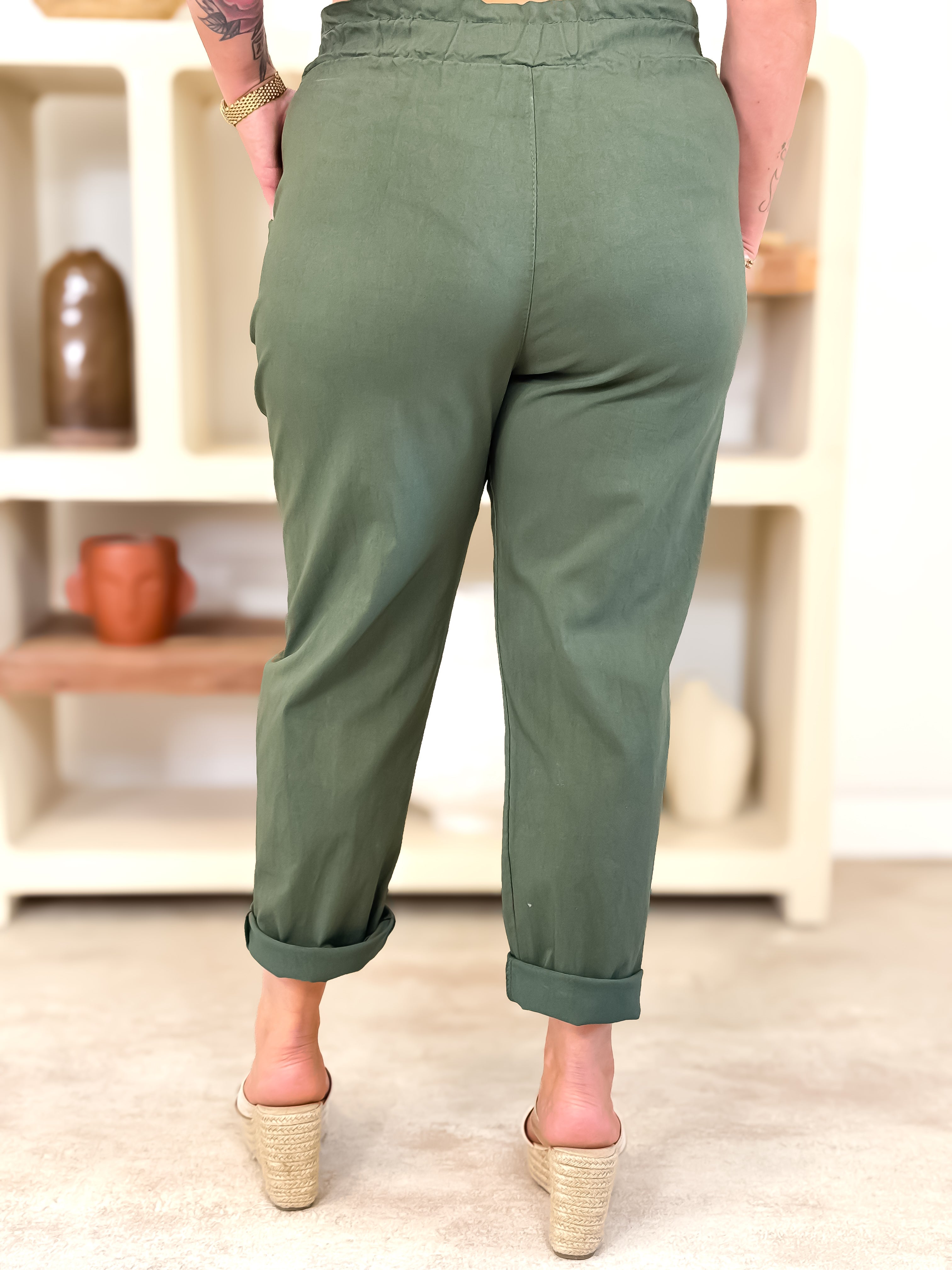 Pantalon - Maeva - Kaki