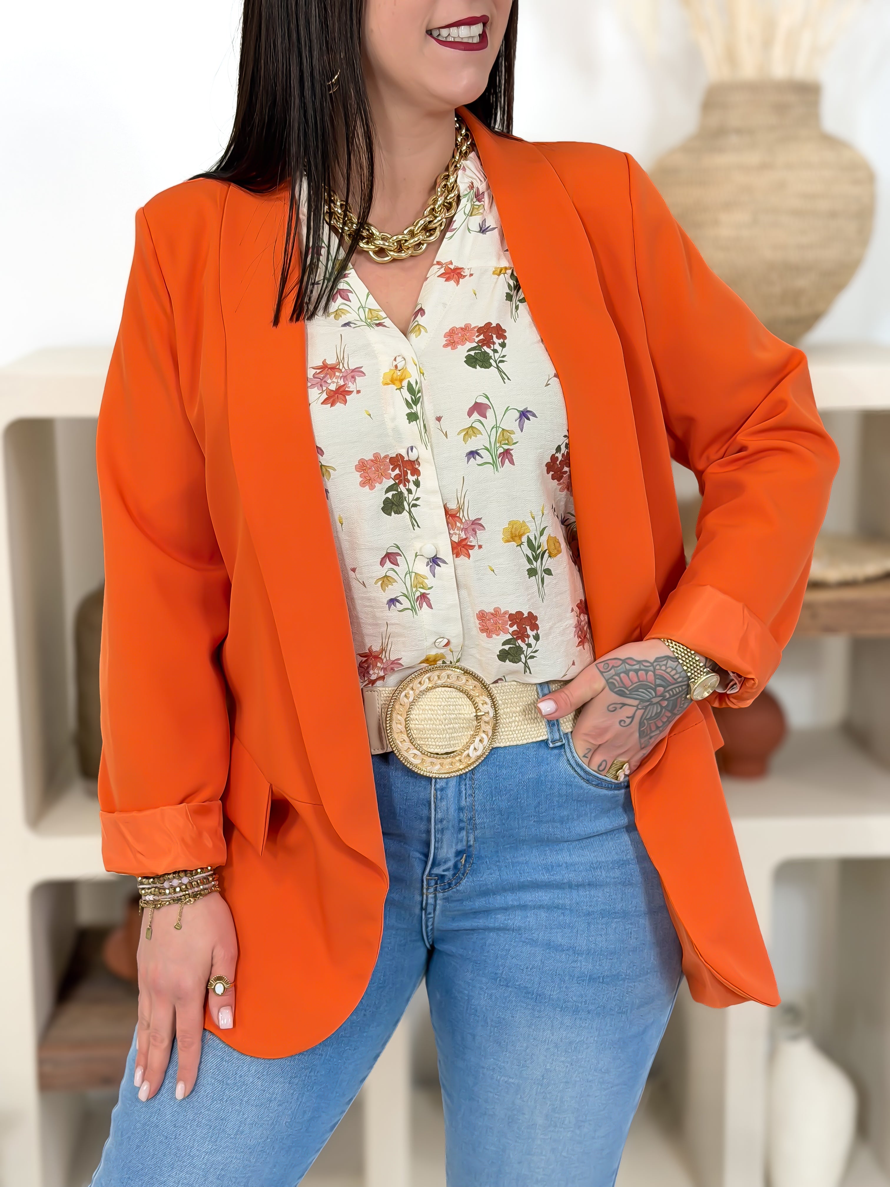 Blazer - Thalya - Orange