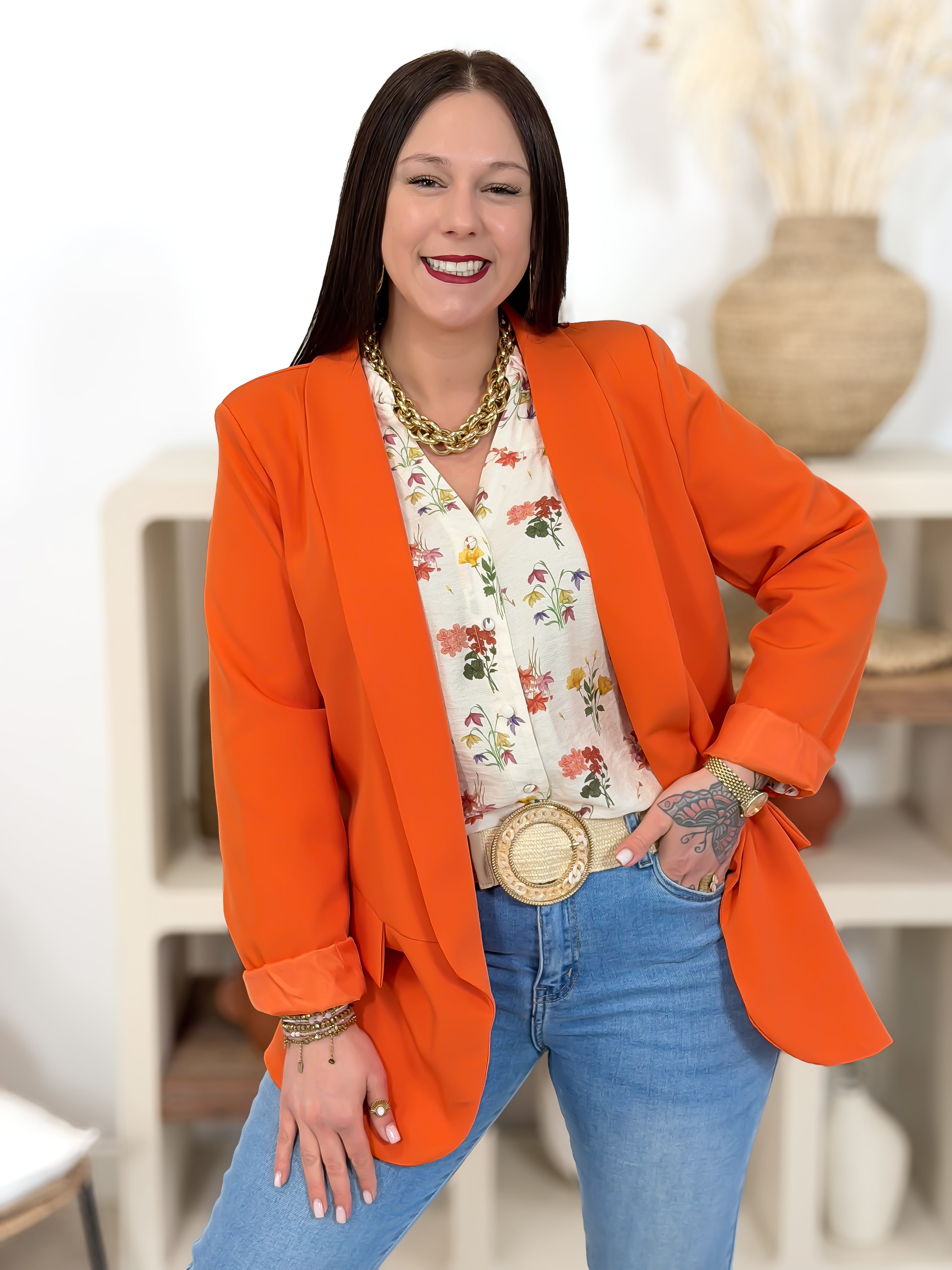 Blazer - Thalya - Orange