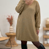 Robe pull - Loralie - Camel