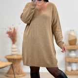 Robe pull - Loralie - Camel