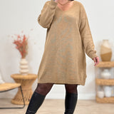 Robe pull - Loralie - Camel