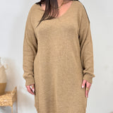 Robe pull - Loralie - Camel