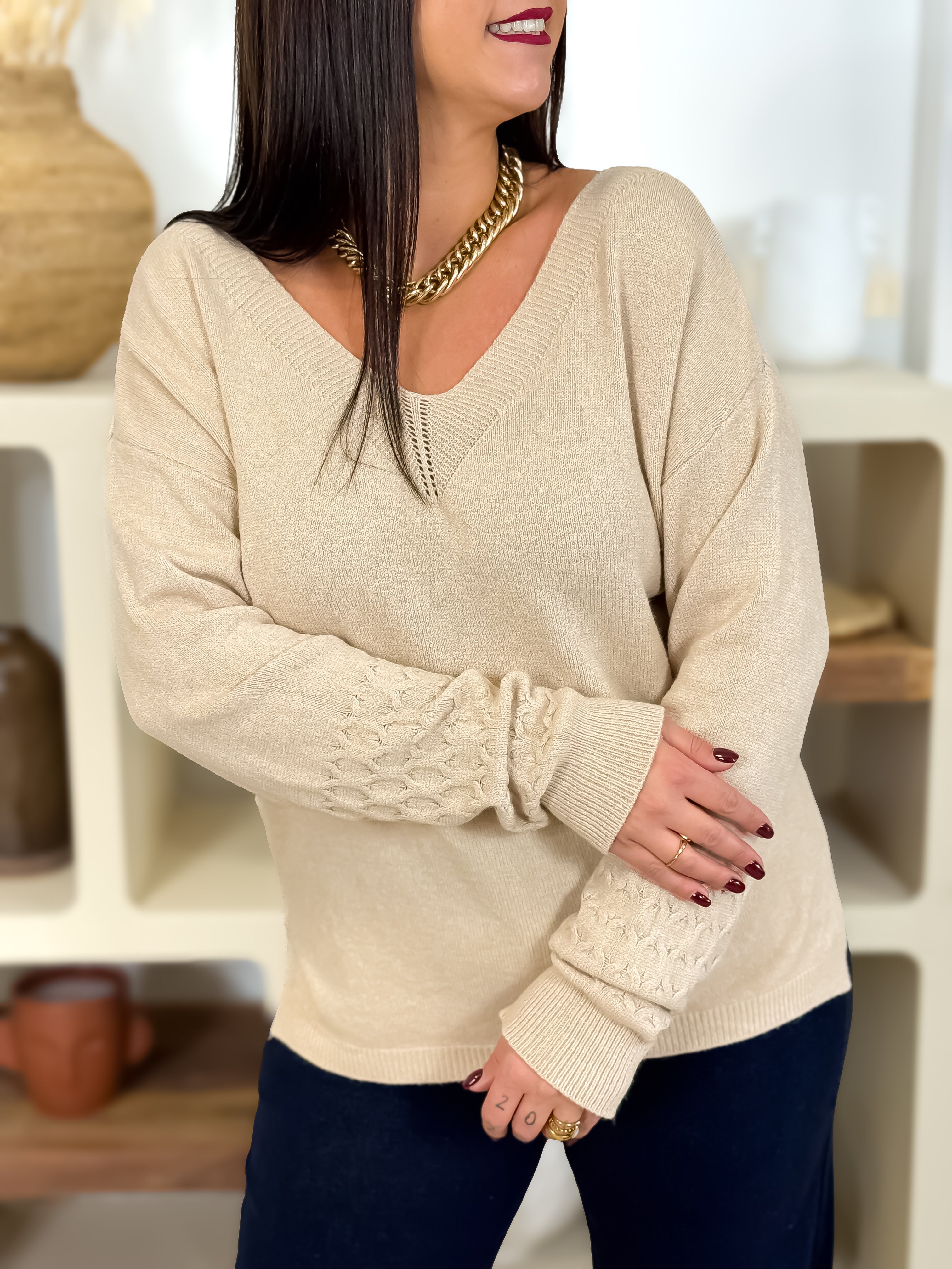 Pull - Franca - Beige