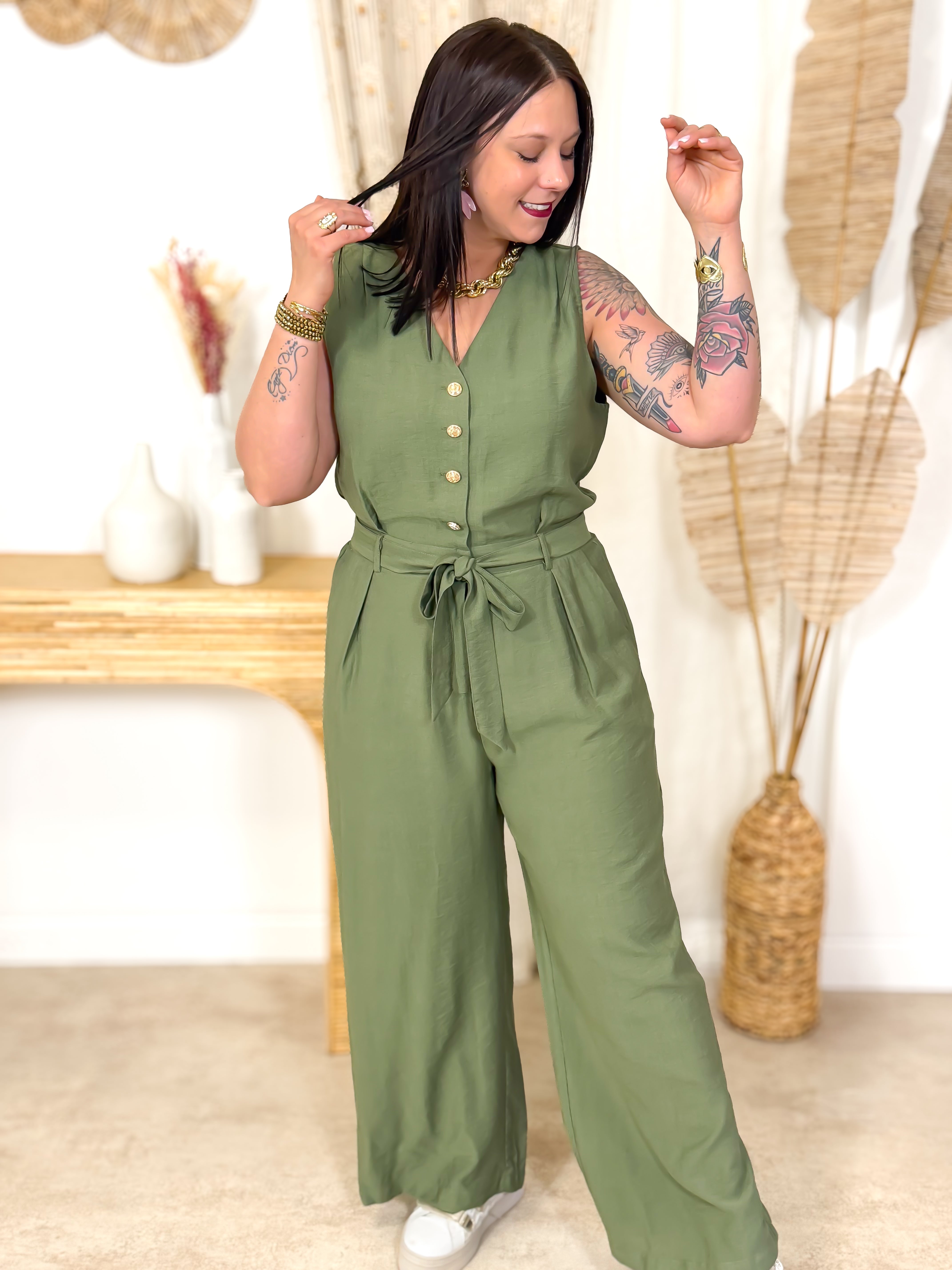 Combinaison - Irinia - Kaki