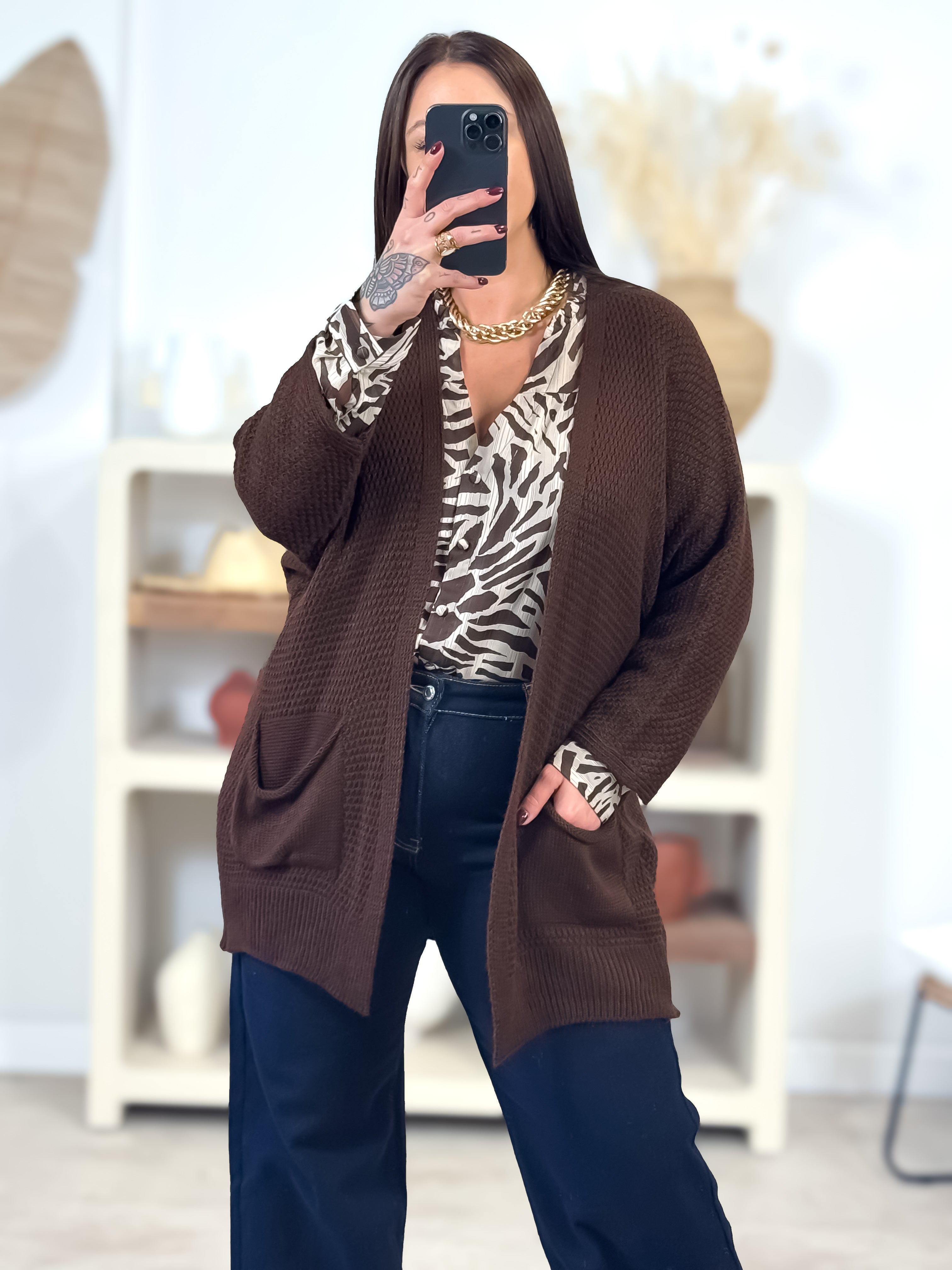 Gilet - Aria - Chocolat