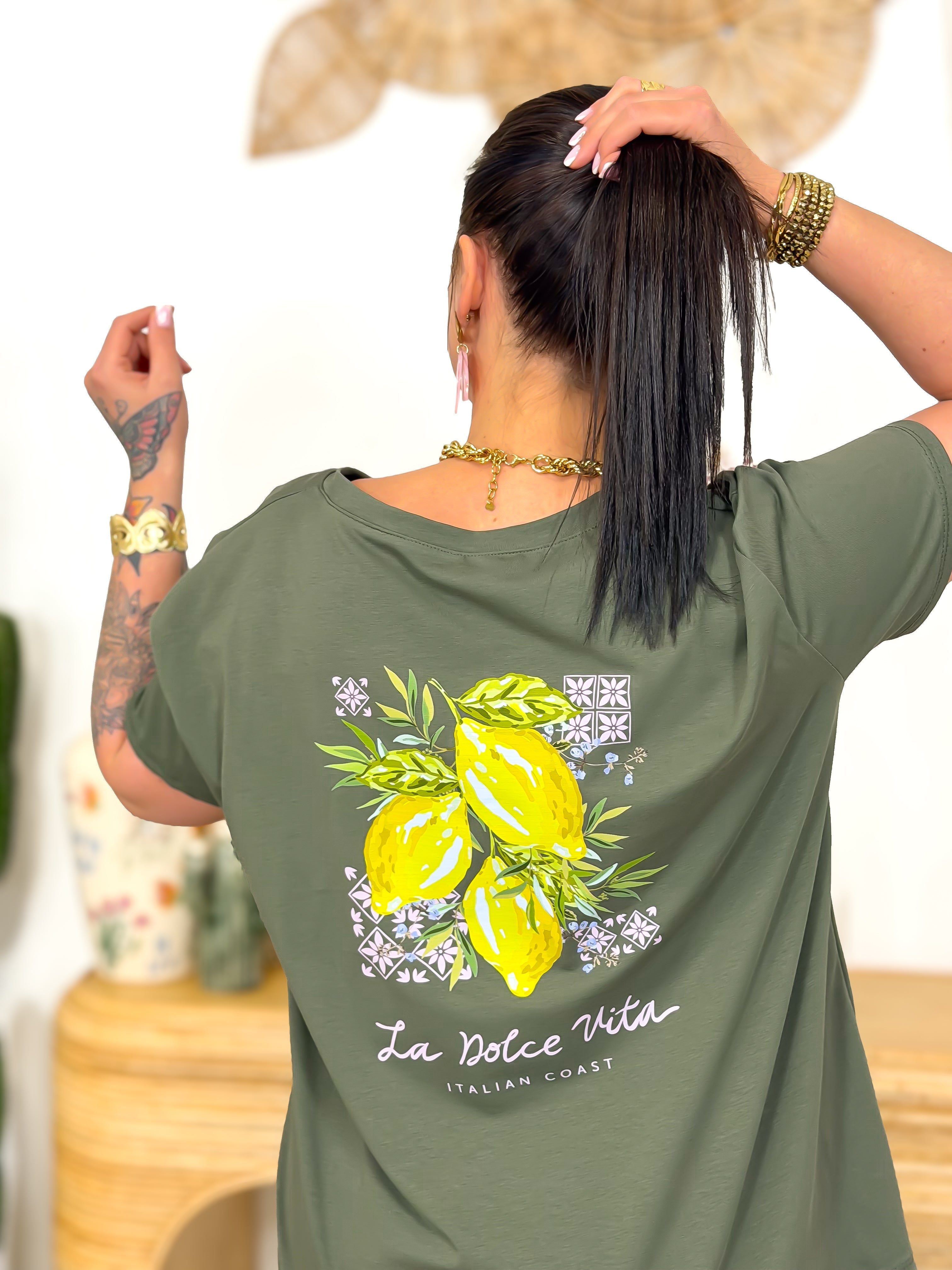 T-shirt - Dolce - Kaki