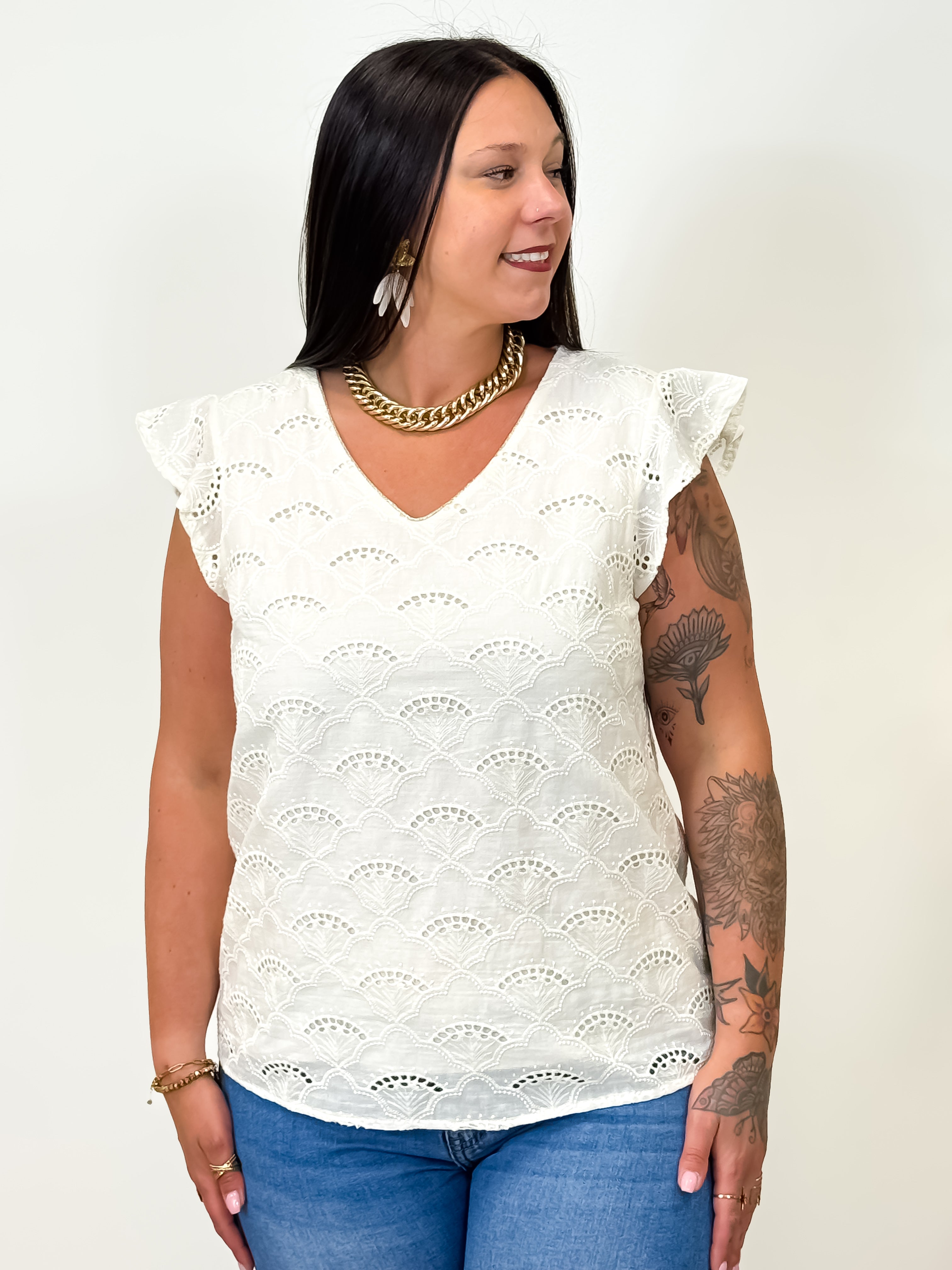 Blouse - Ezel - Ecru