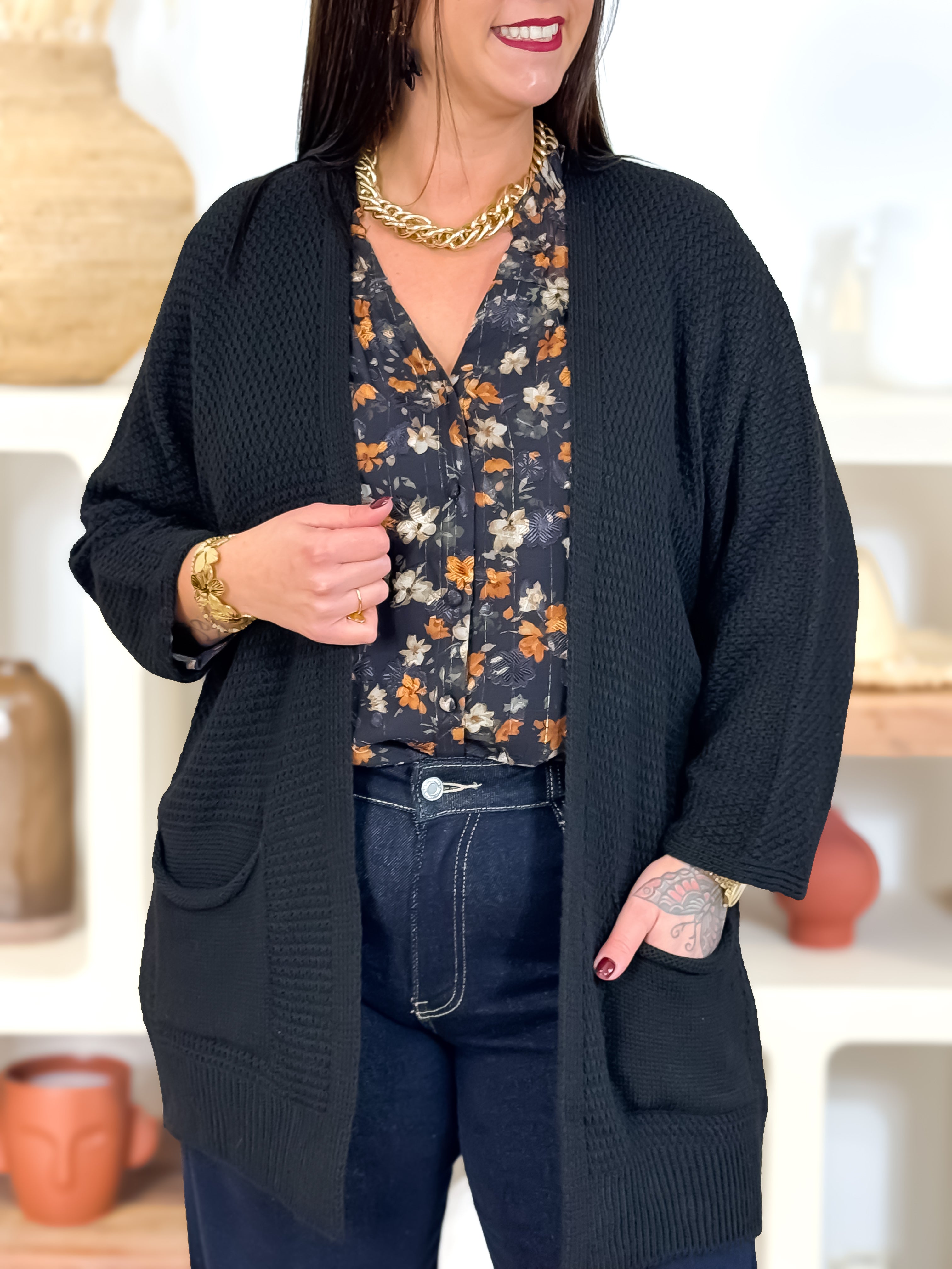 Gilet - Aria - Noir