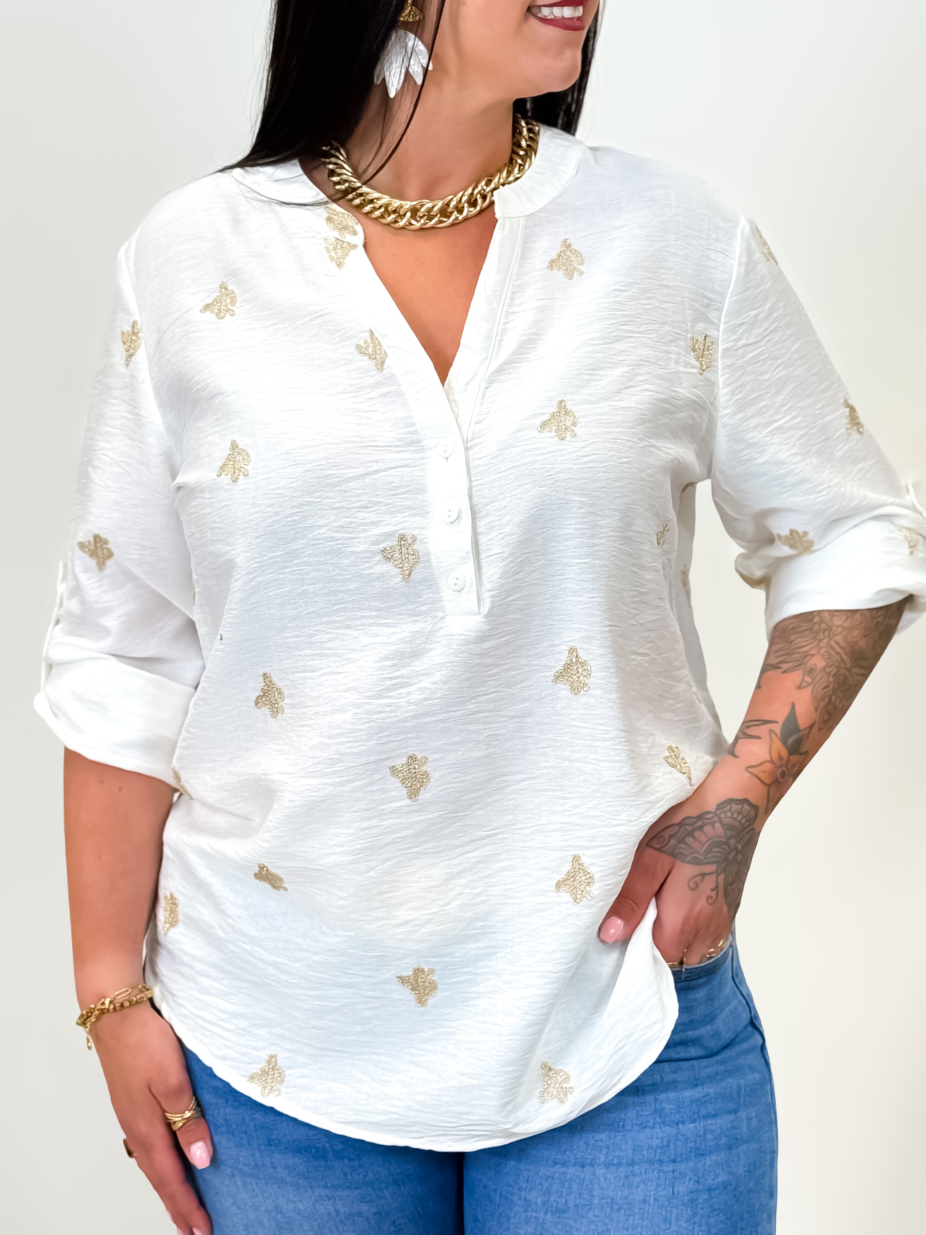 Blouse - Elina - Wit