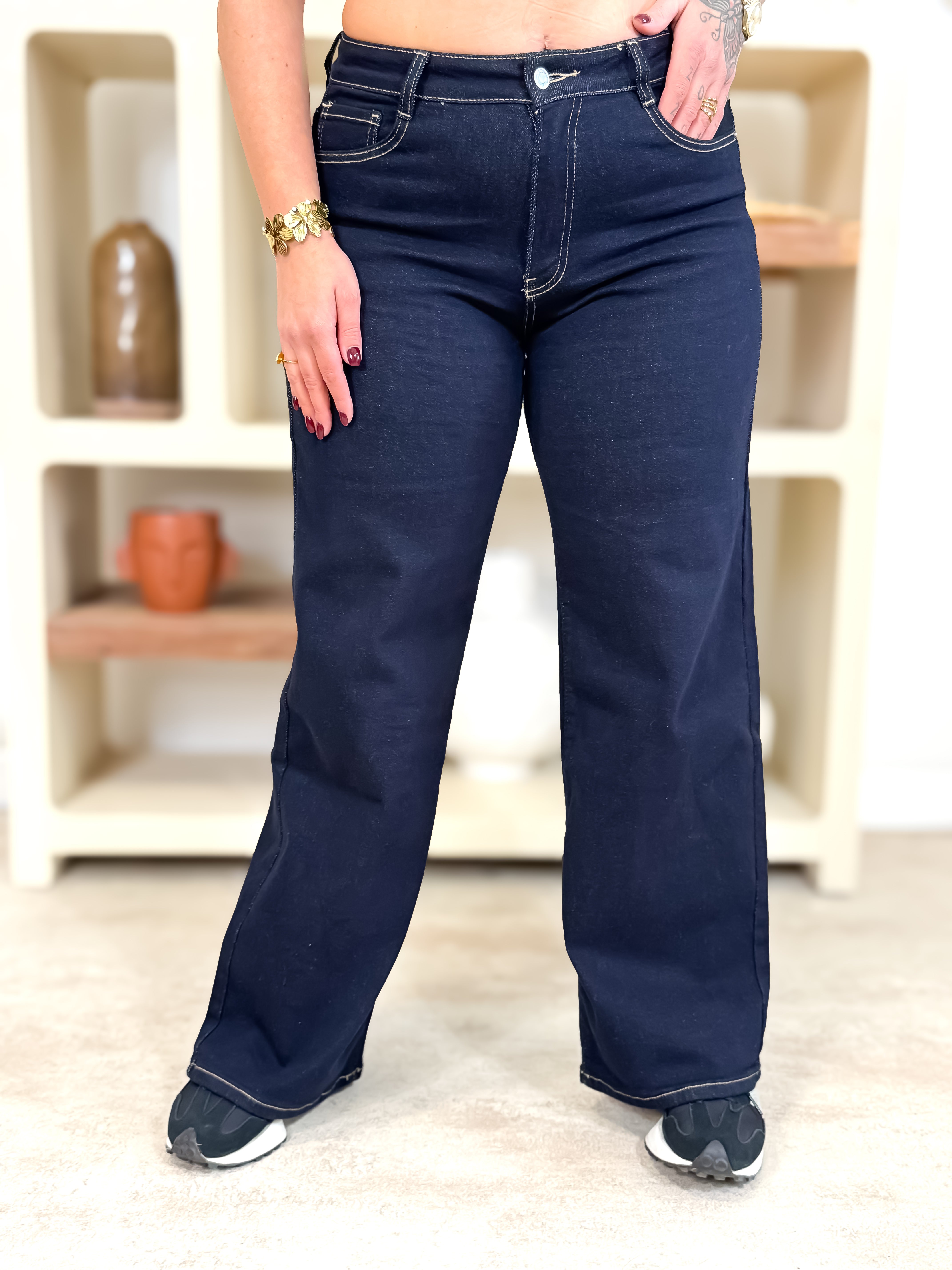 Jeans - Athena - Bleu foncé