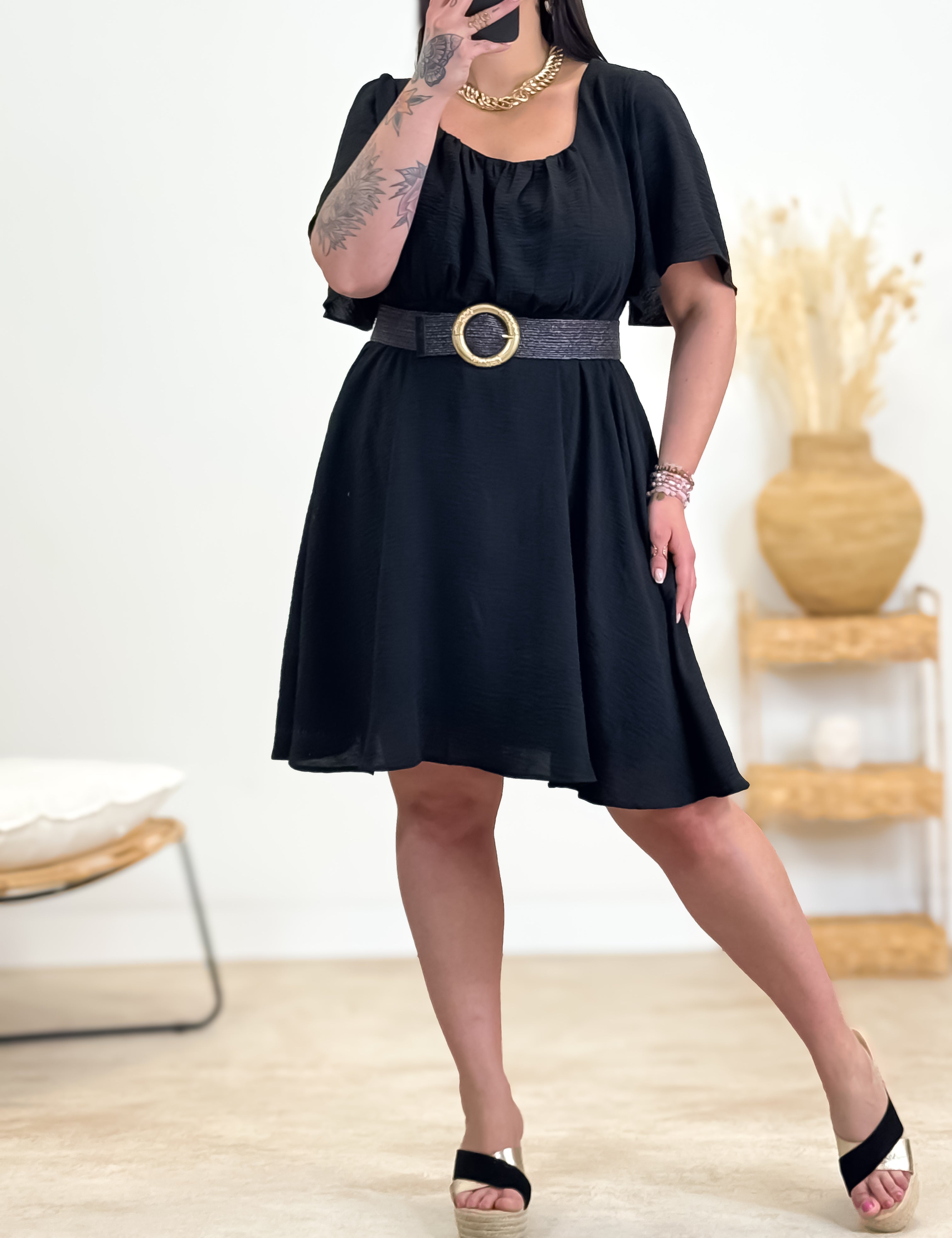 Robe - Kenza - Noir