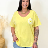 T-shirt - Happy - Jaune