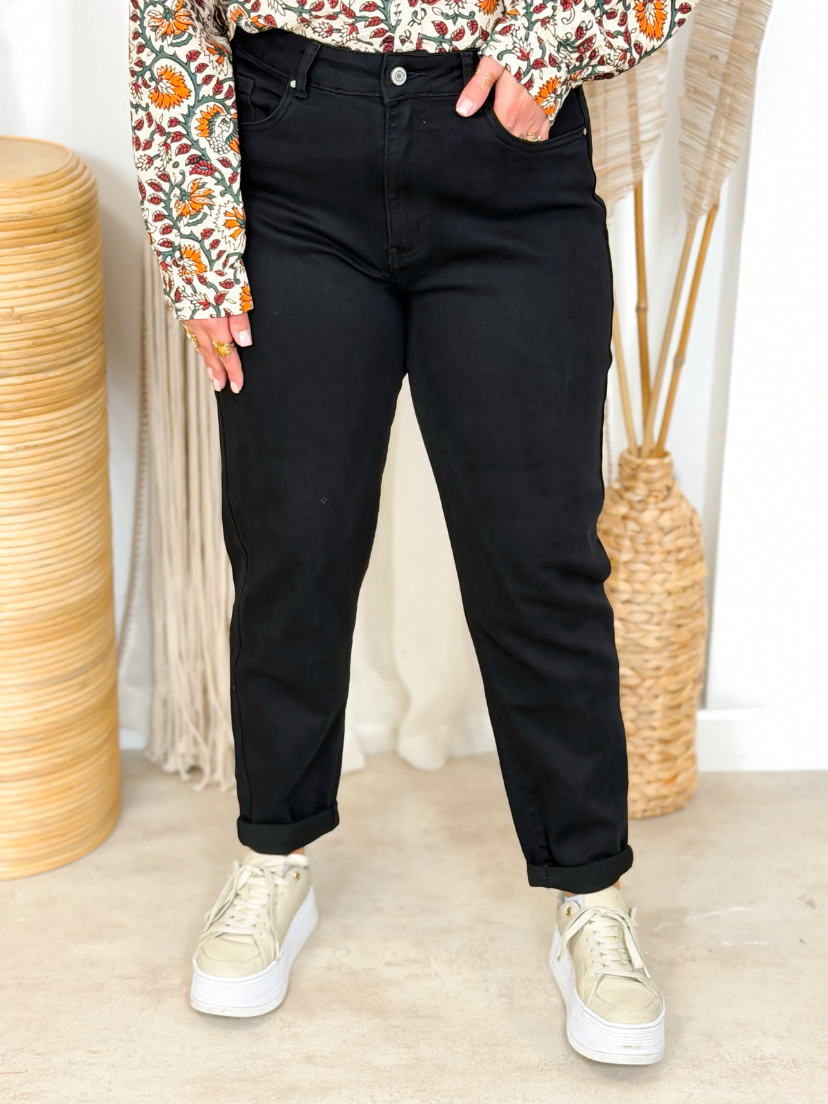 Jeans grande taille noir – photo 3