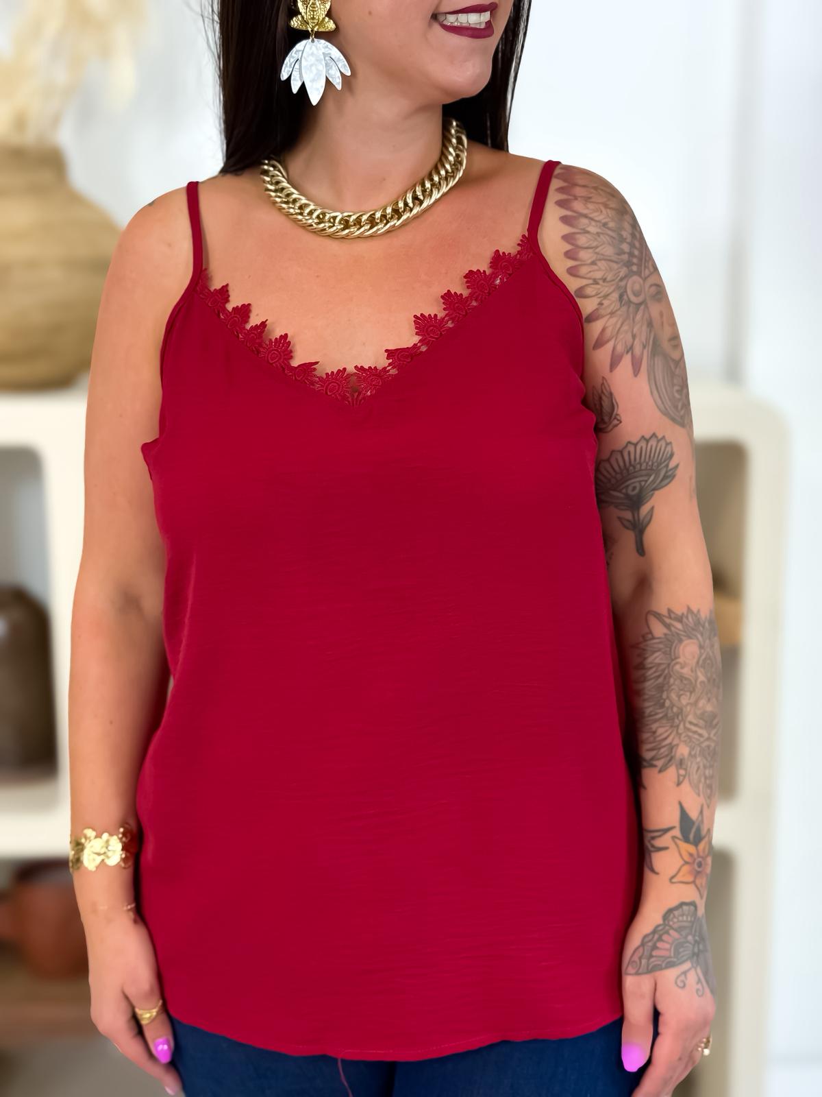Top - Linda - Bordeaux