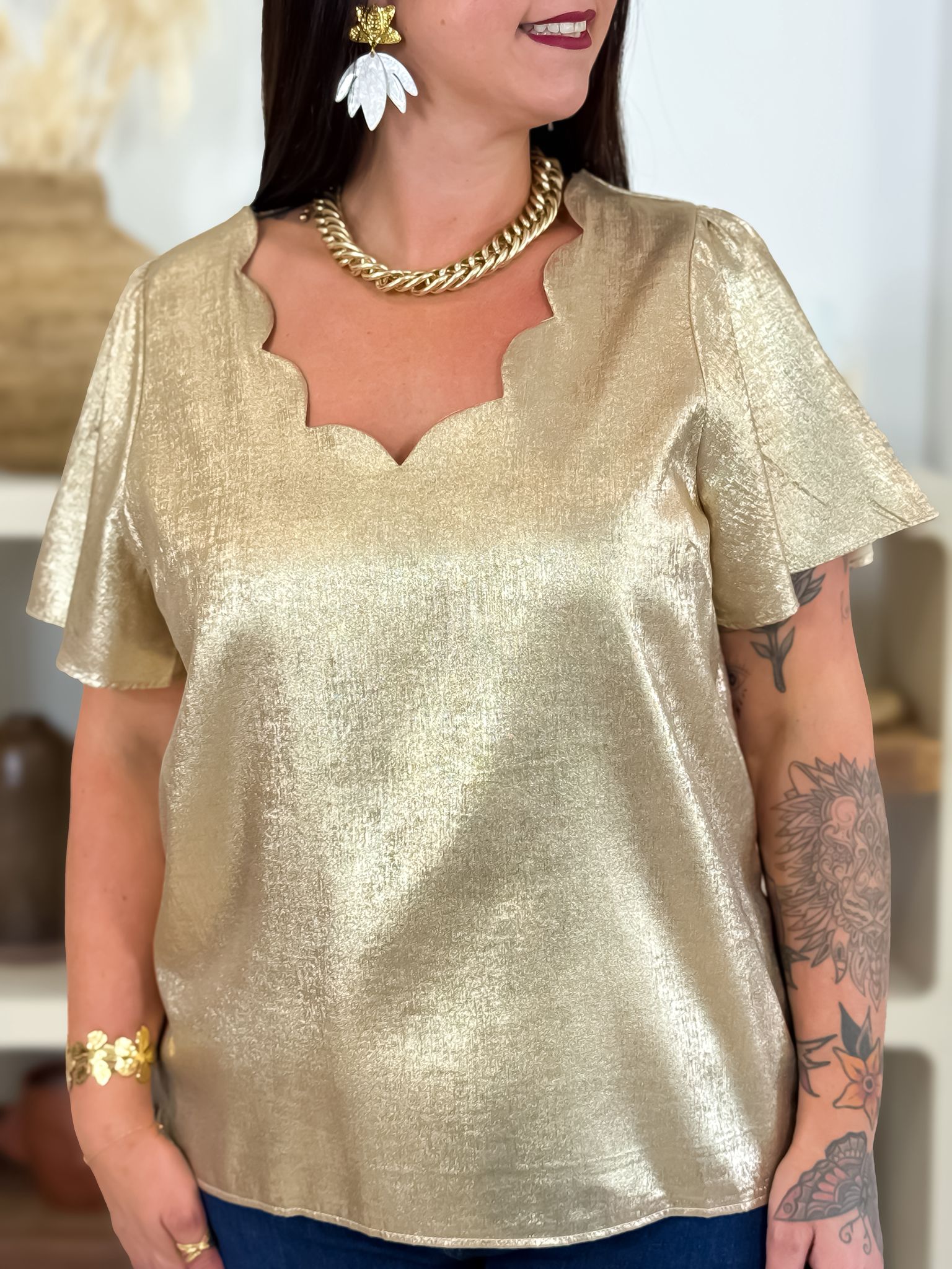 Blouse - Cassie - Doré