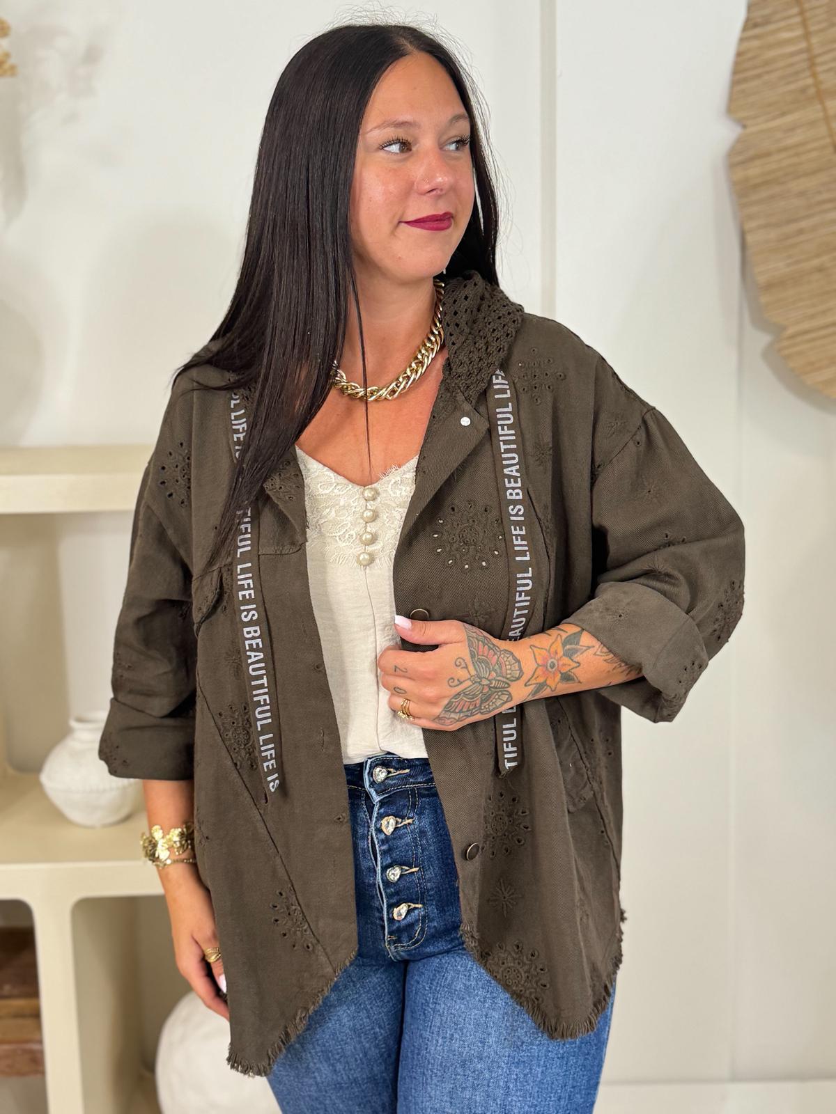 Veste - Leana - Chocolat