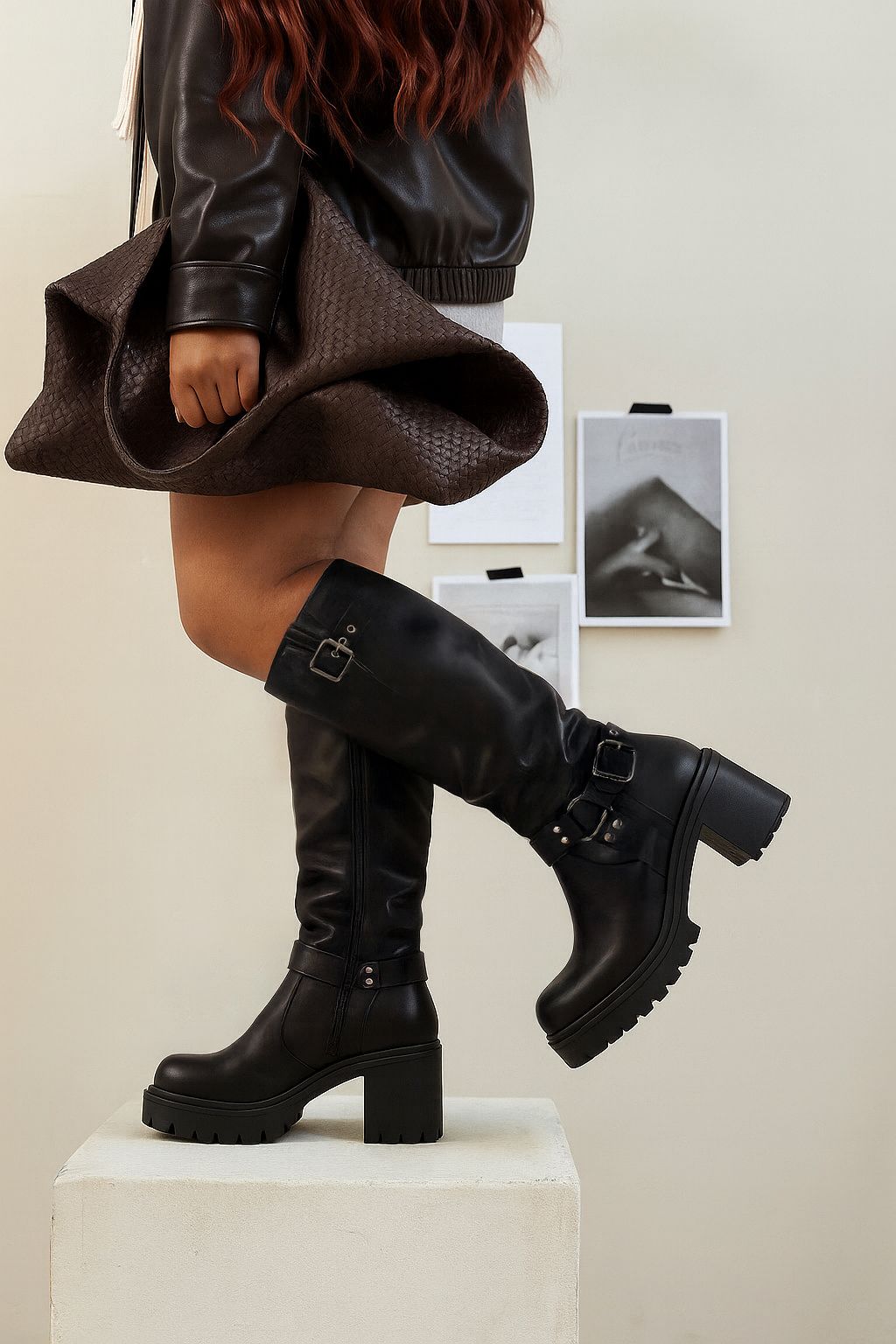 Bottes XL - Alessandra - Noir
