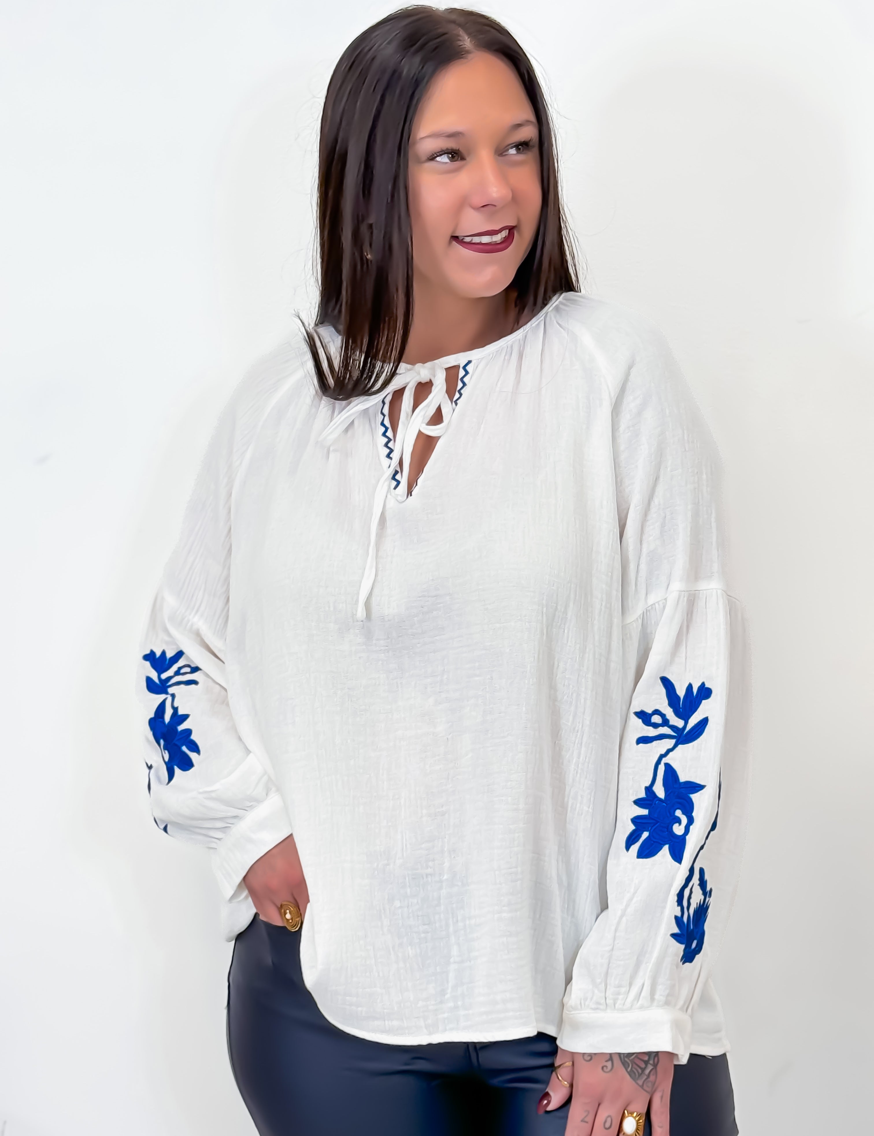 Blouse - Cinthia - Blanc