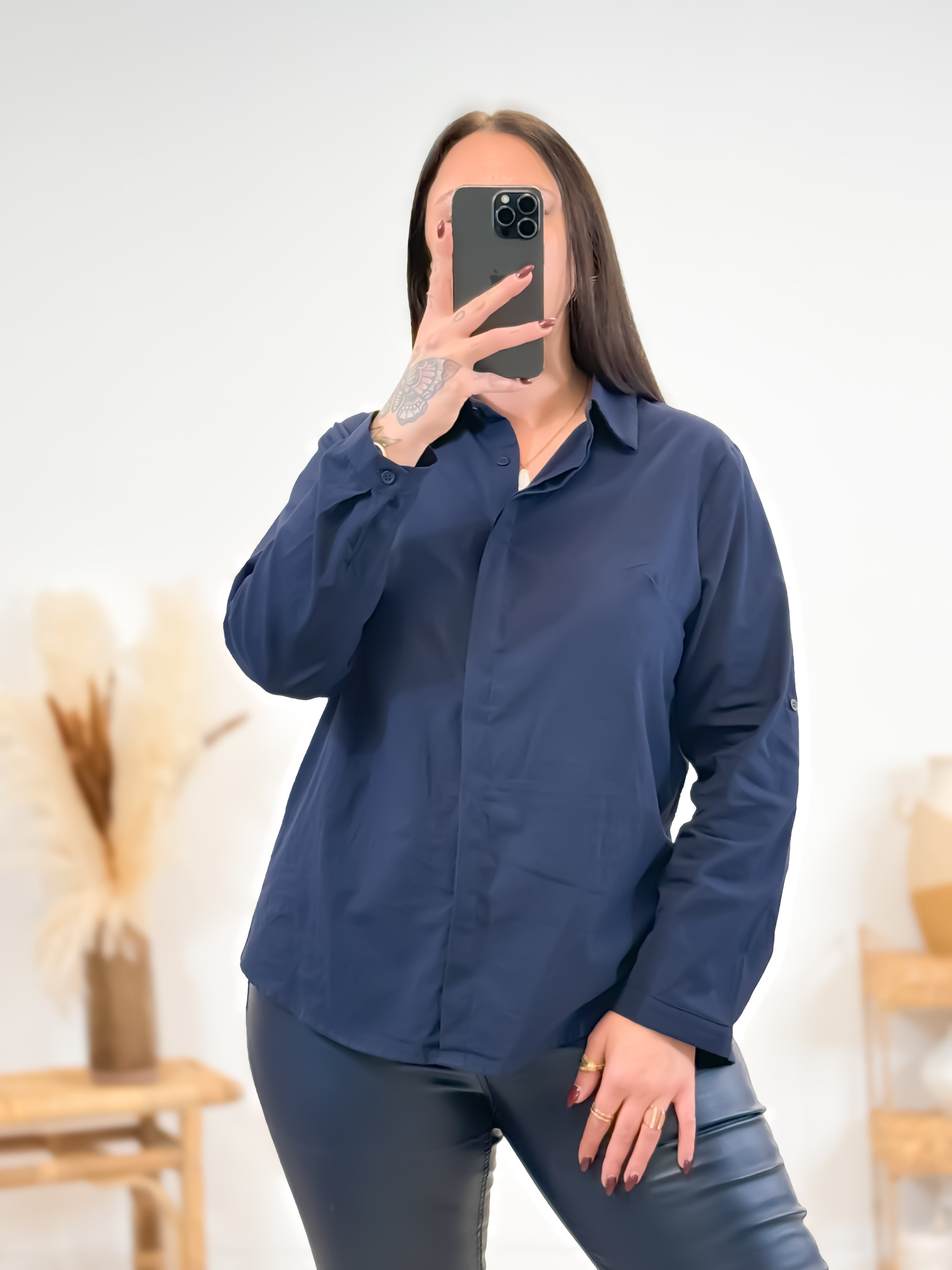 Shirt - Andrea - Marineblauw